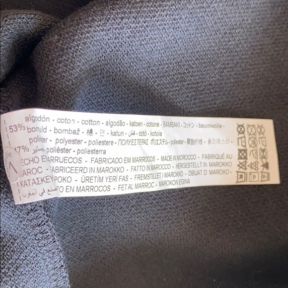 NWT. Zara Black Mini Textured Weave Dress. Size L. - Picture 6 of 6